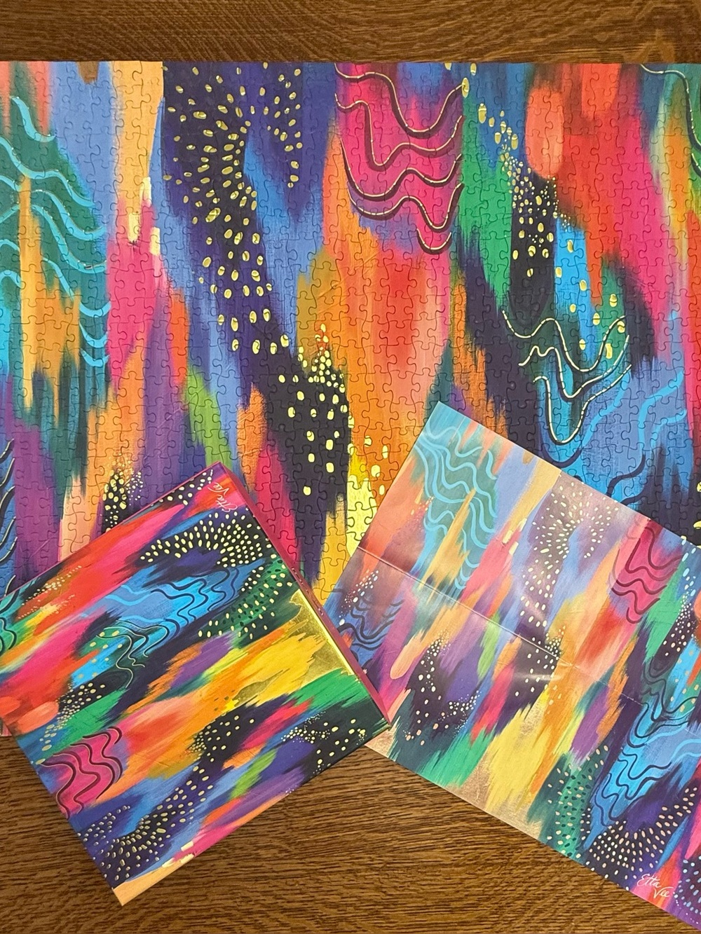Lang Artisan Splash of Color 1000 Piece Puzzle Complete with Poster